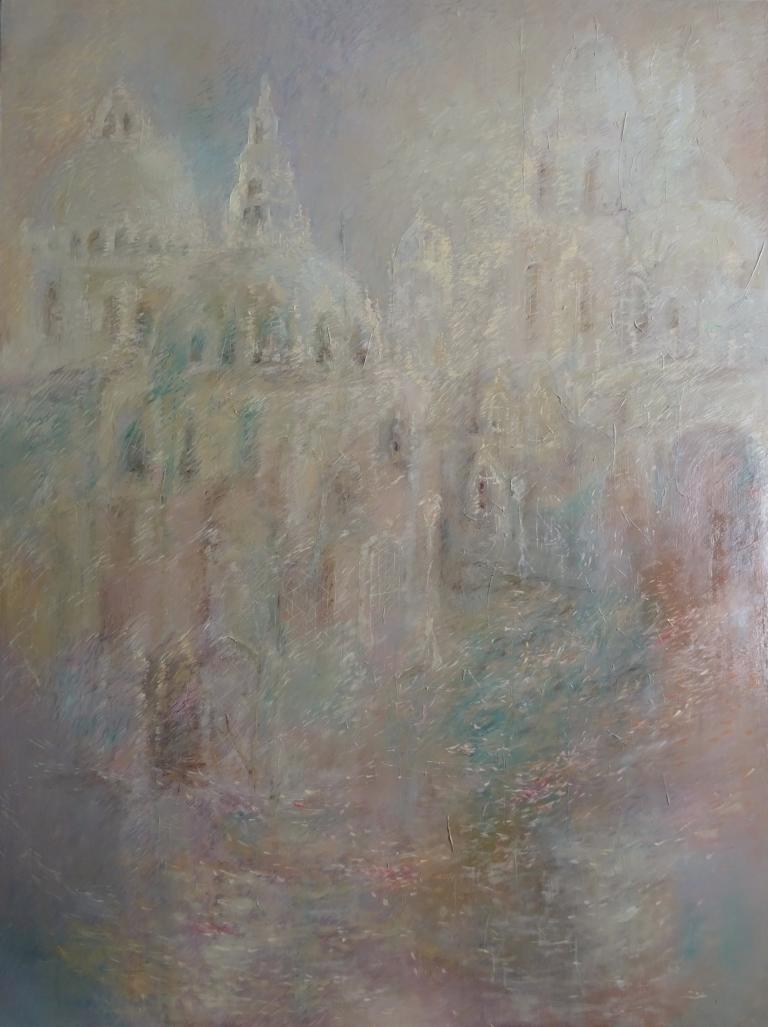 Am Rathaus / Öl/Leinwand / 150x200