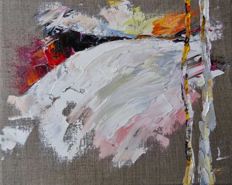 Birken. März / Öl/Leinwand / 30x24