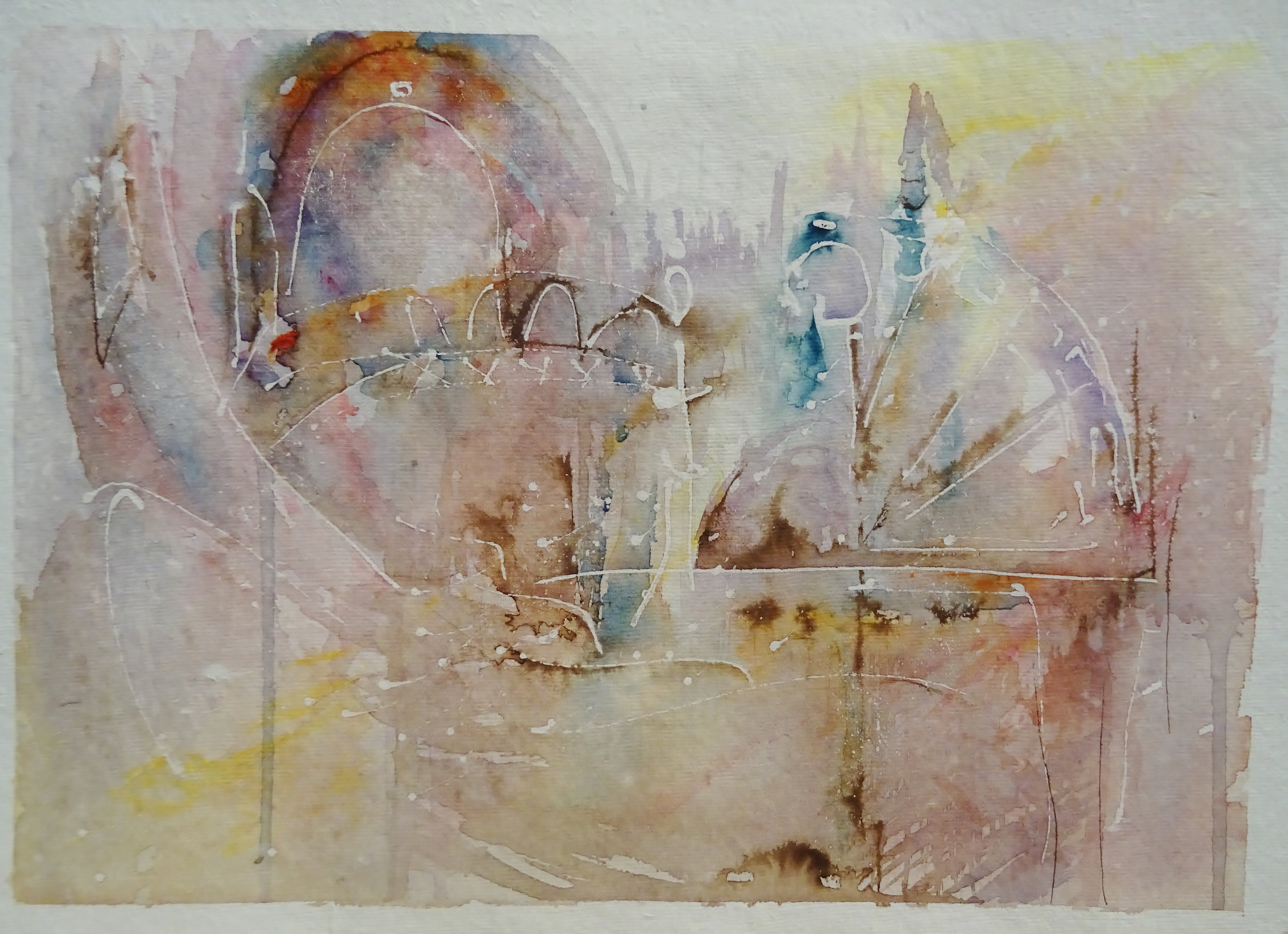 Abstrakt / Aquarell / 26,5 x 18,5