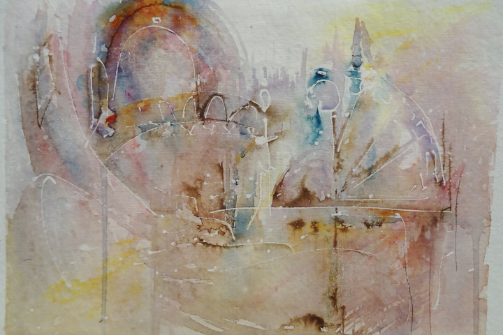 Abstrakt / Aquarell / 26,5 x 18,5