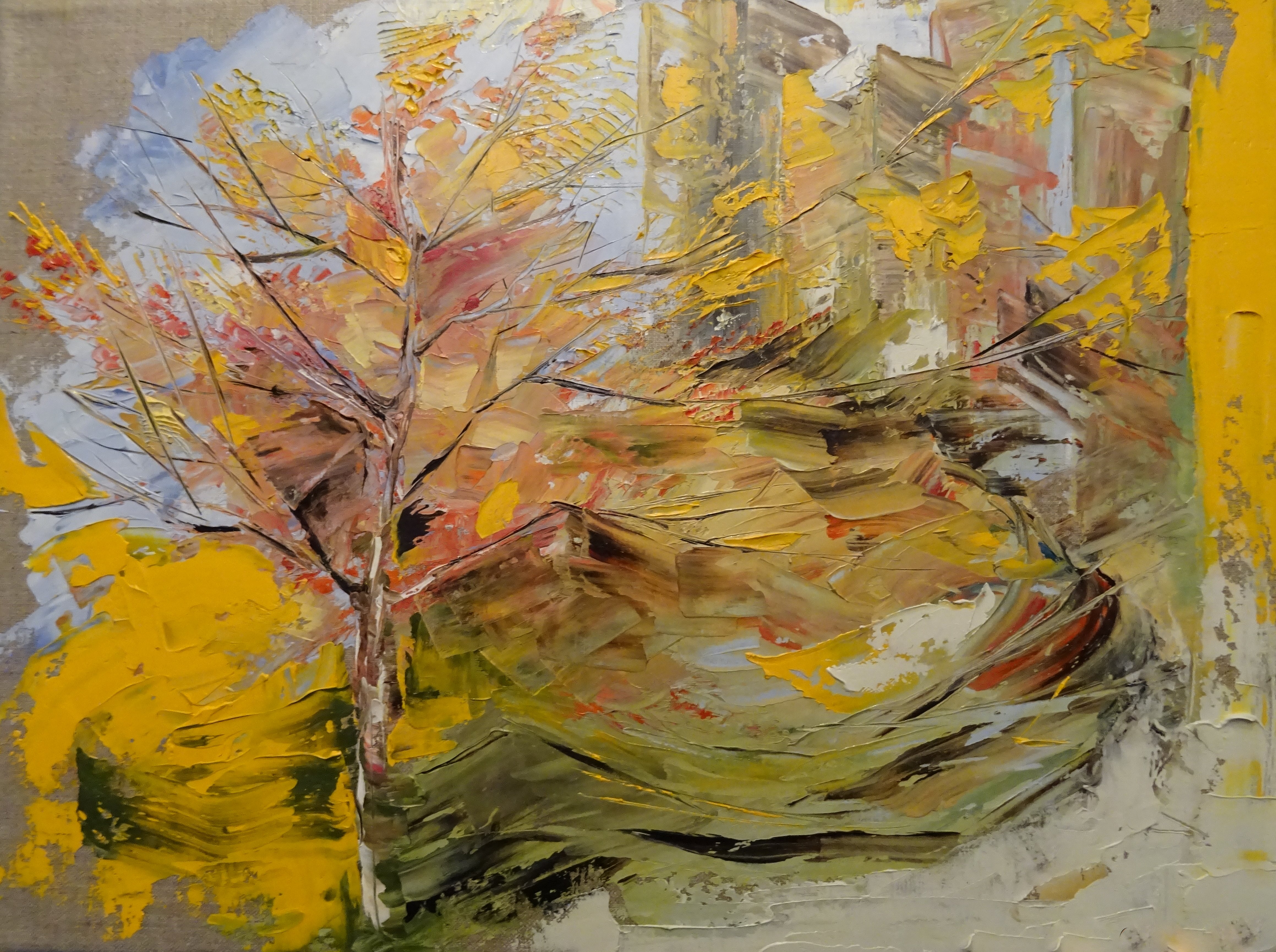 Gelb / Öl/Leinwand / 40x30