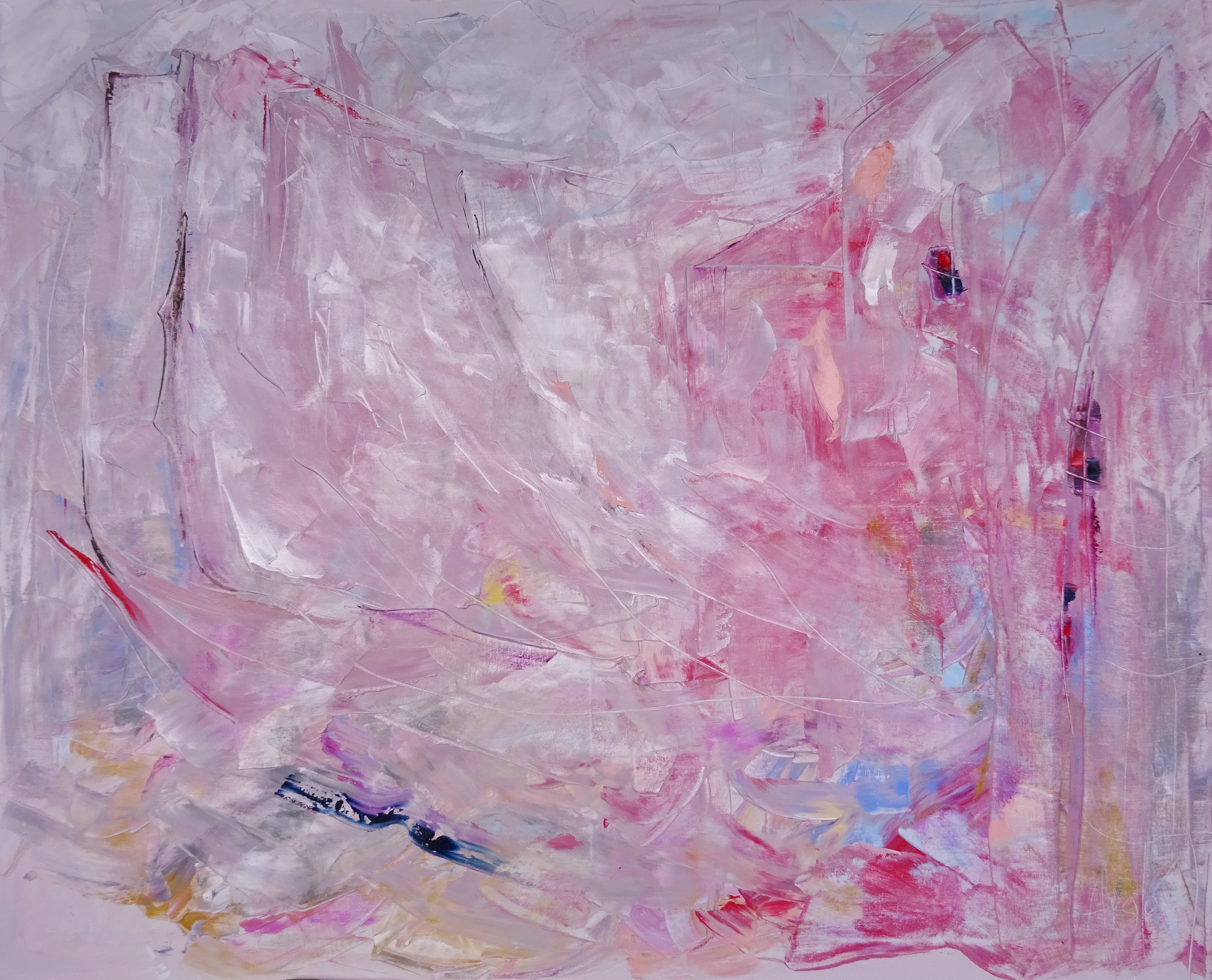 Das purpurrote Segel / Öl/Leinwand / 100x80