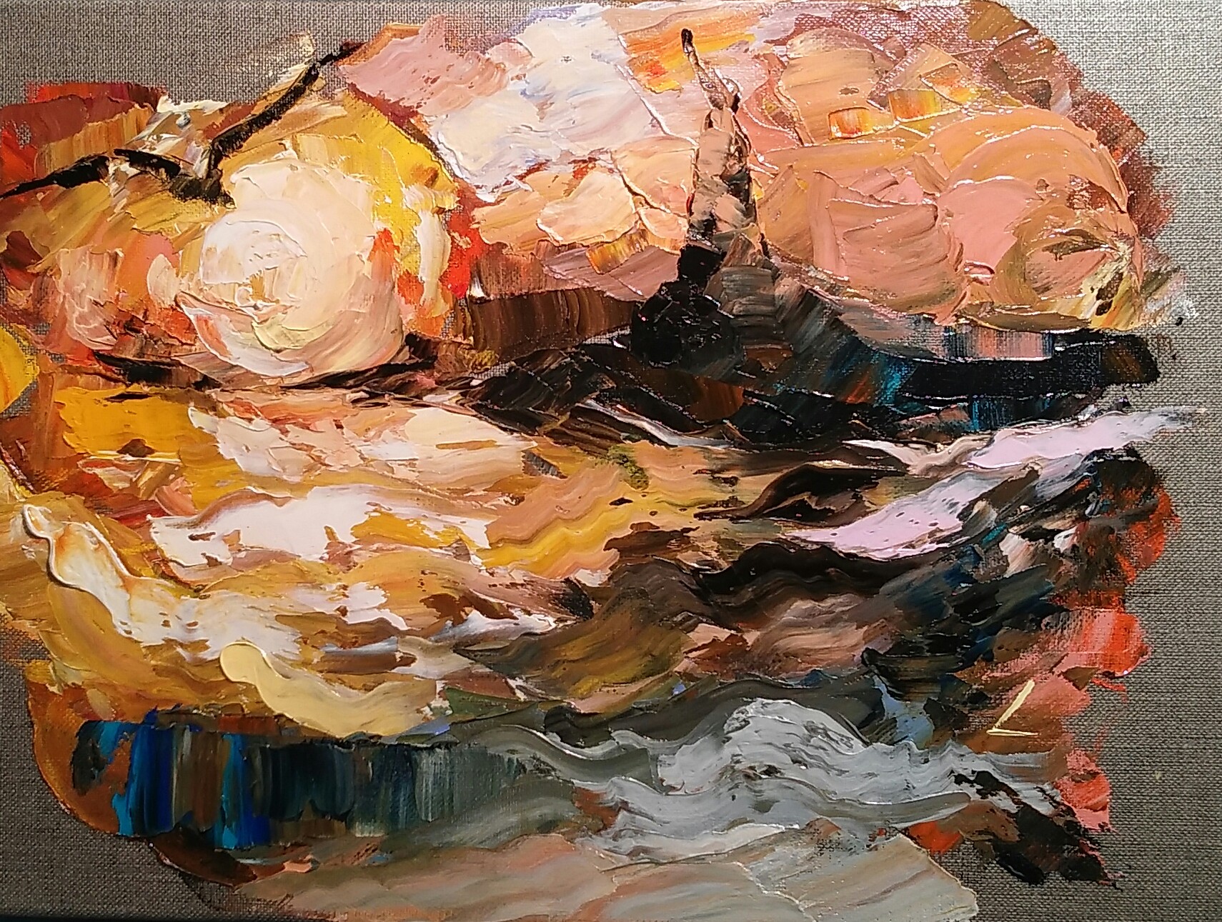 Die Freiheitsstatue / Öl/Leinwand / 40x30 / - verkauft -