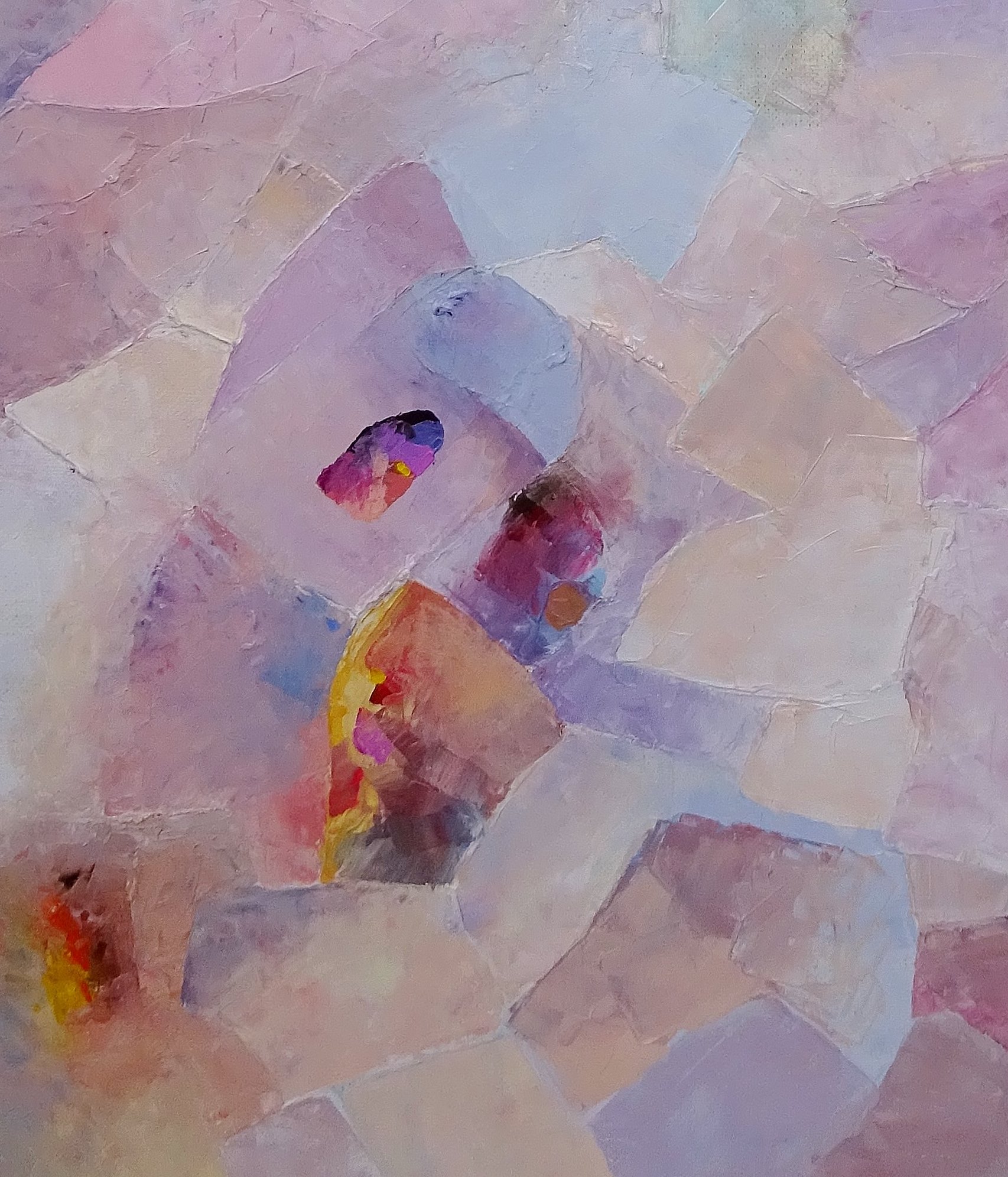 Santorini. Fragment / Öl/Leinwand / 50x70