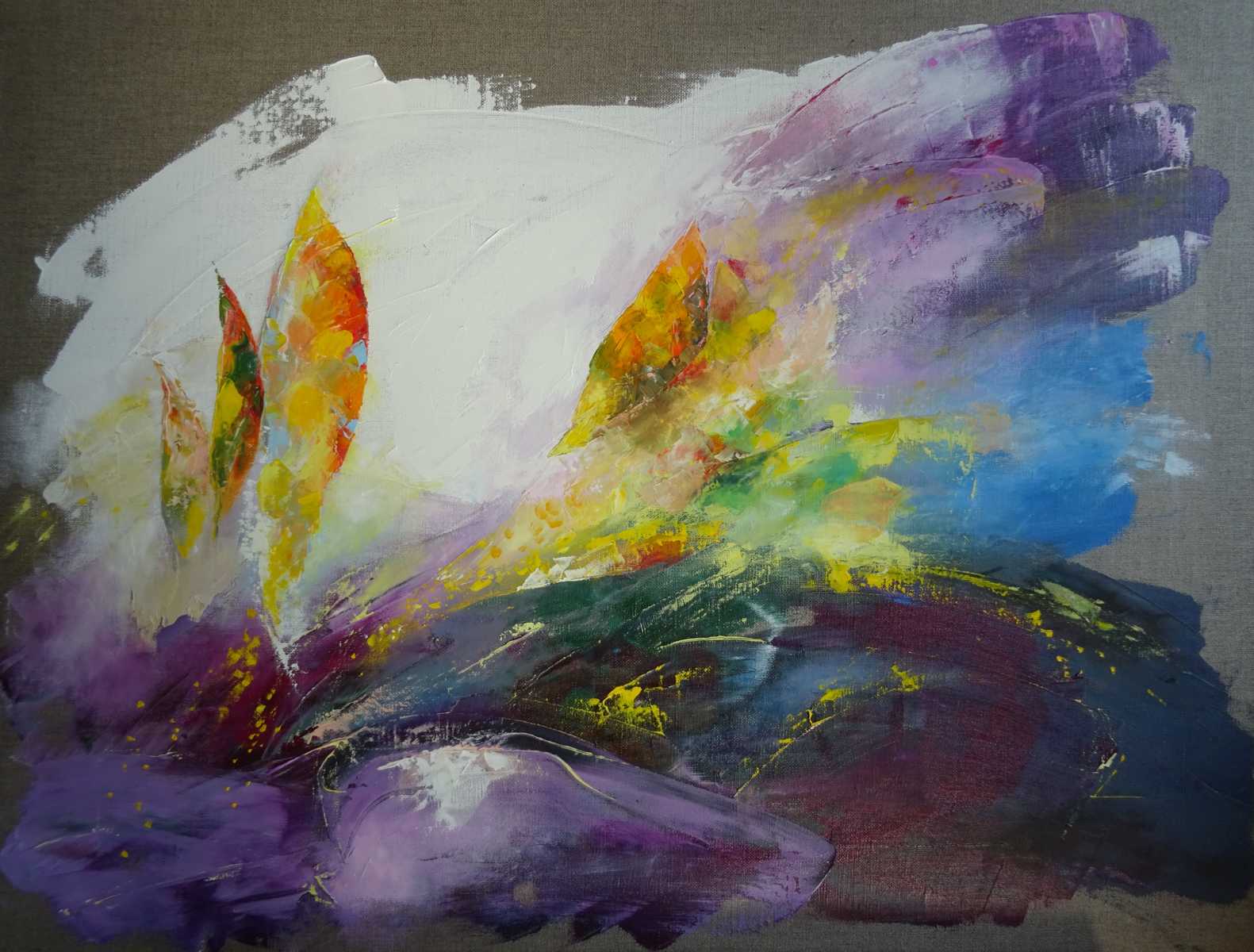 Schmetterling / Öl/Leinwand / 79x60