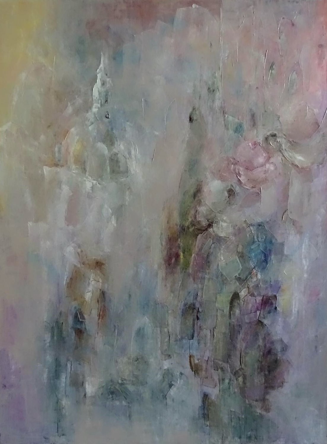 In der Stadt. Teil III / Öl/Leinwand / 150x200