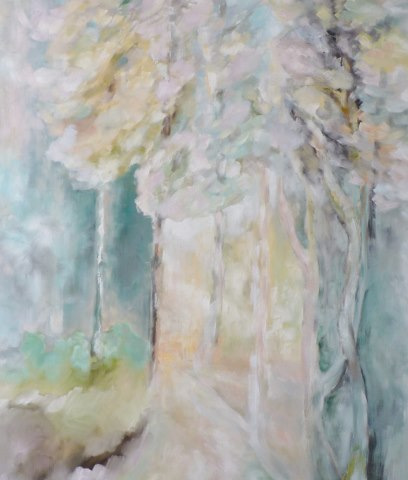 Allee / Öl/Leinwand / 100x150