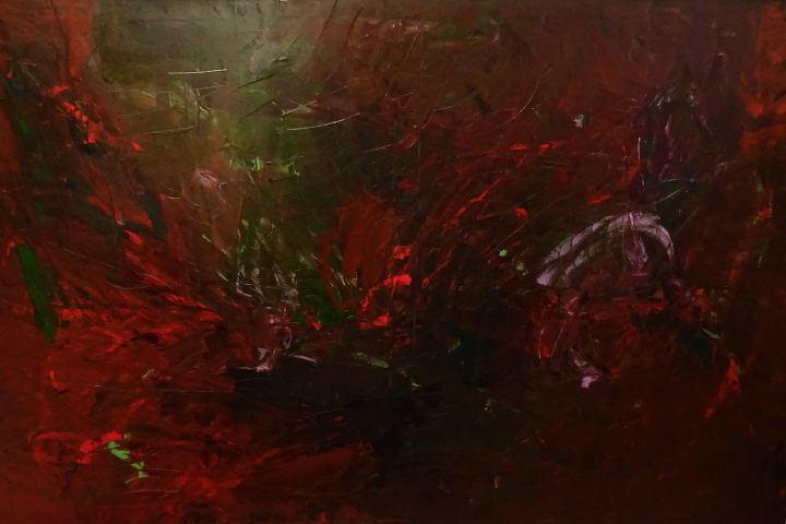 Blumen Toskana / Öl/Leinwand / 150x100