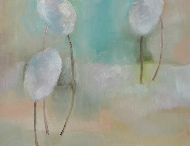 Zweisam / Öl/Leinwand / 40x40