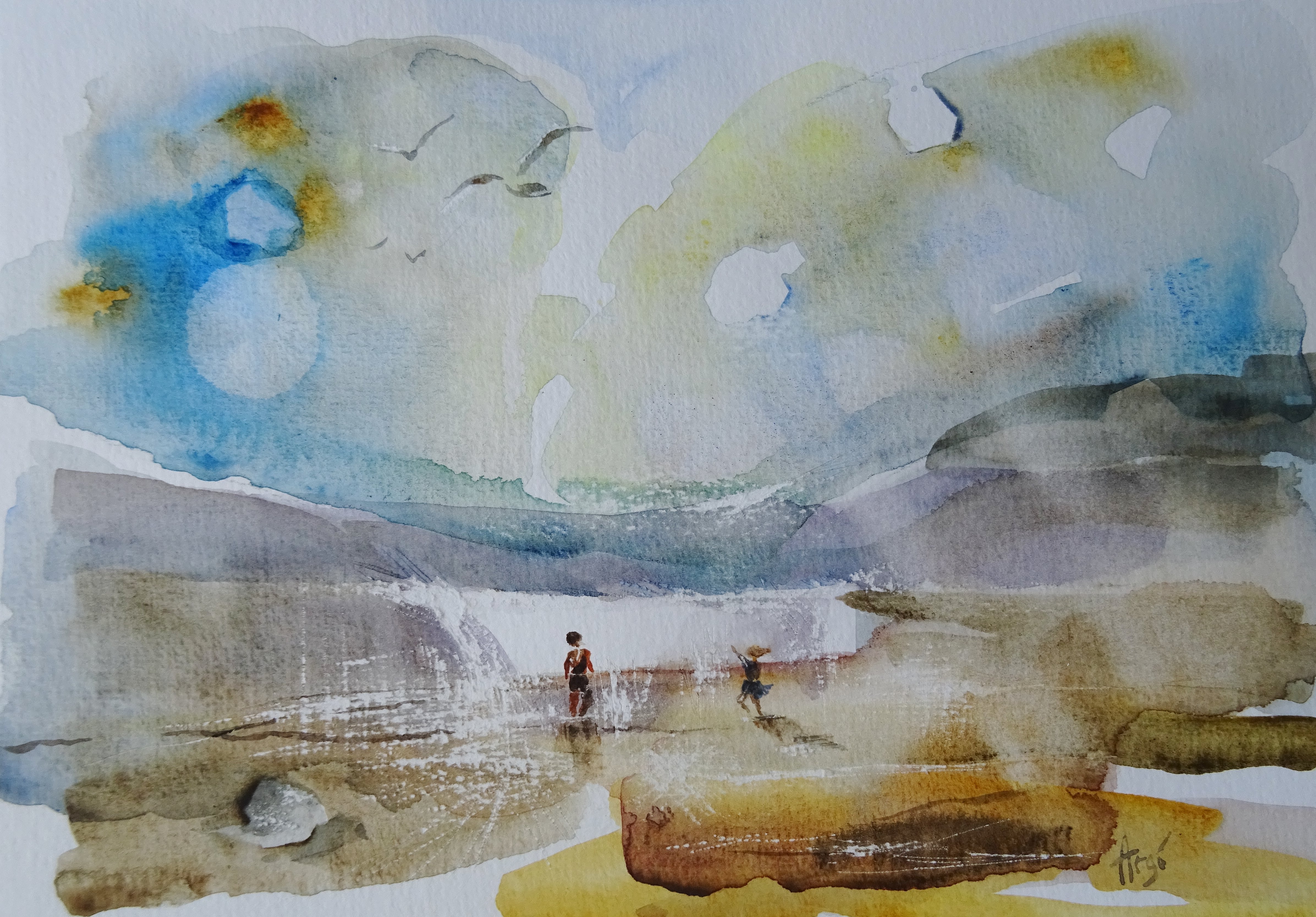Syltmotive / Aquarell / 24 x 17