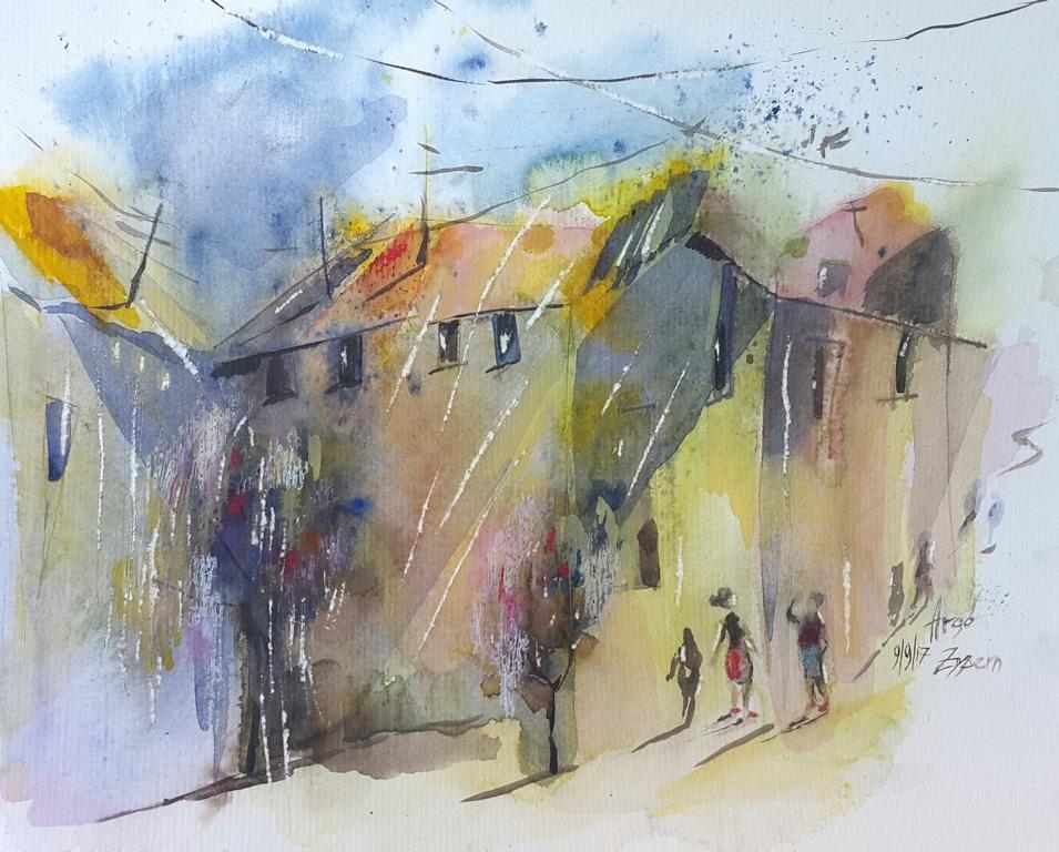 Impressionen / Aquarell / 29 x 21