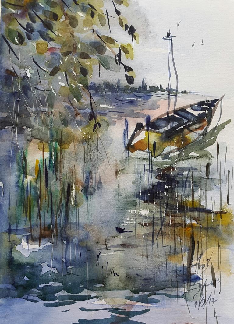 Impressionen / Aquarell / 17 x 24