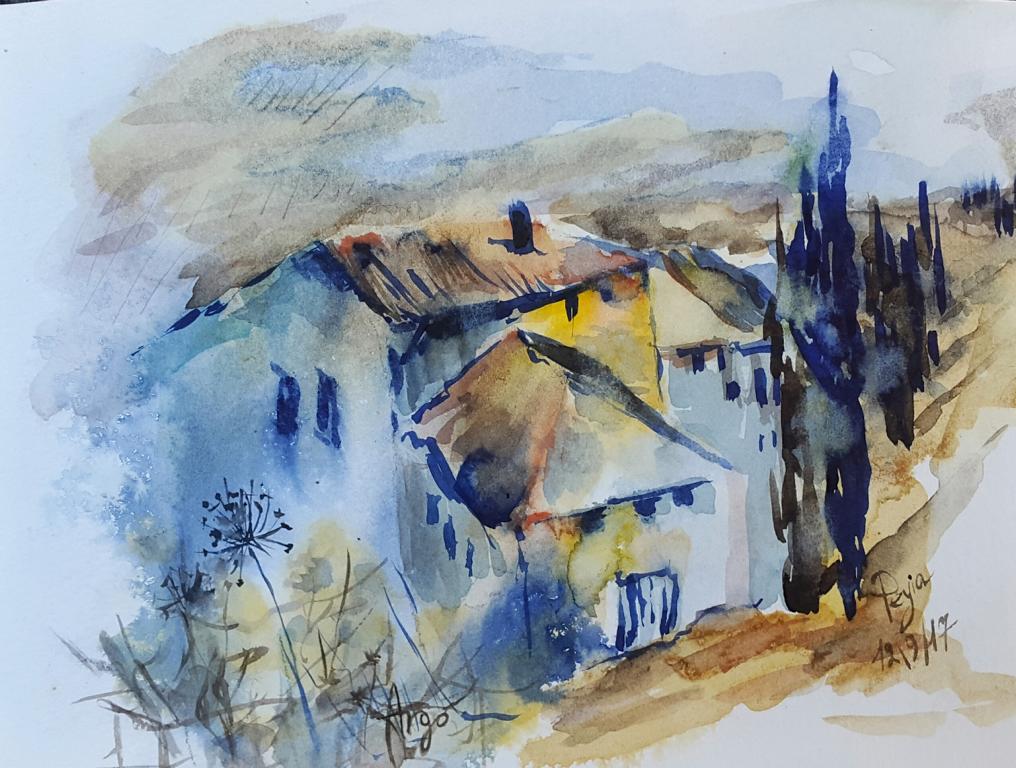 Impressionen / Aquarell / 14,5 x 10,5