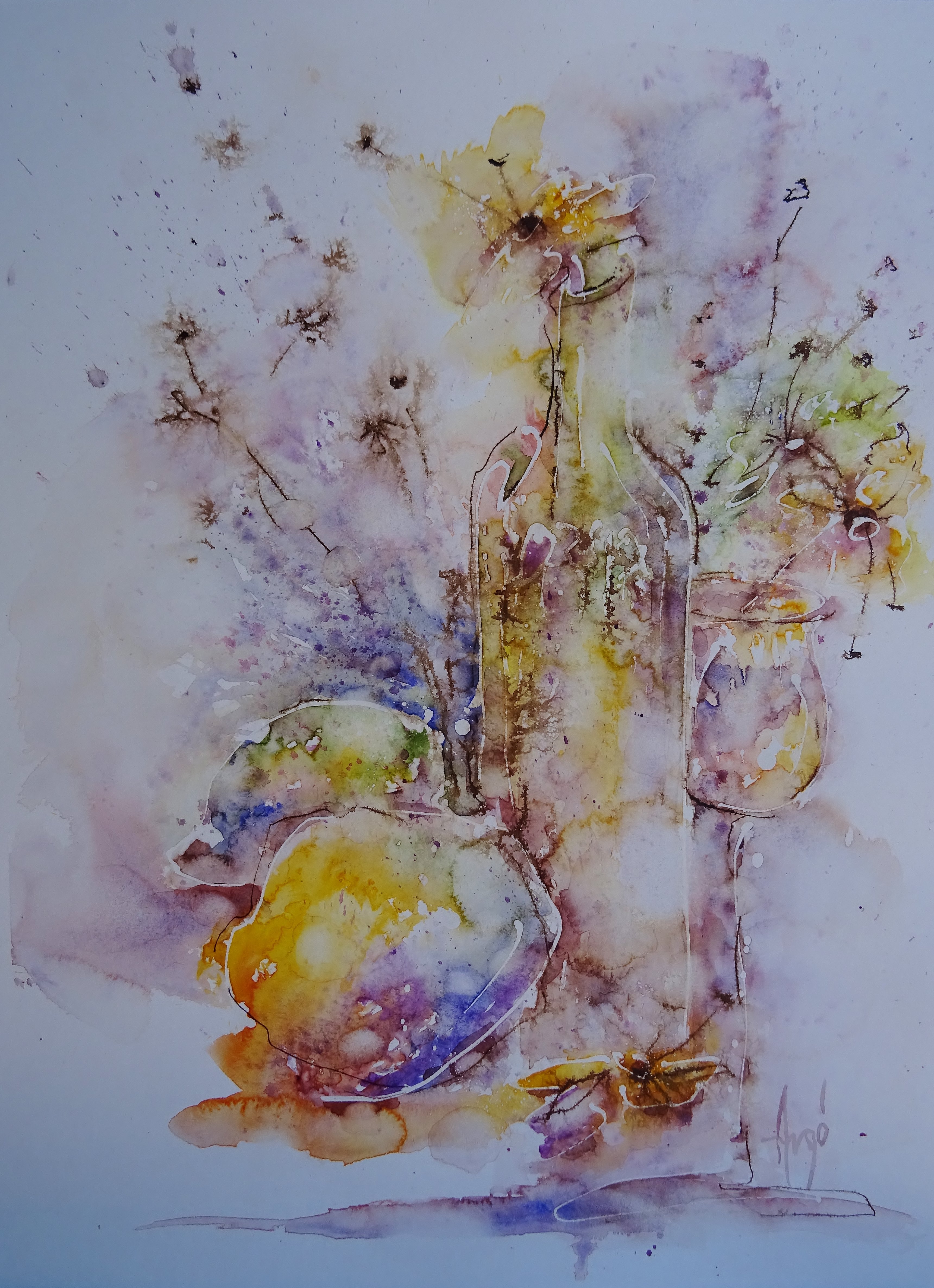 Stillleben / Aquarell / 30 x 40