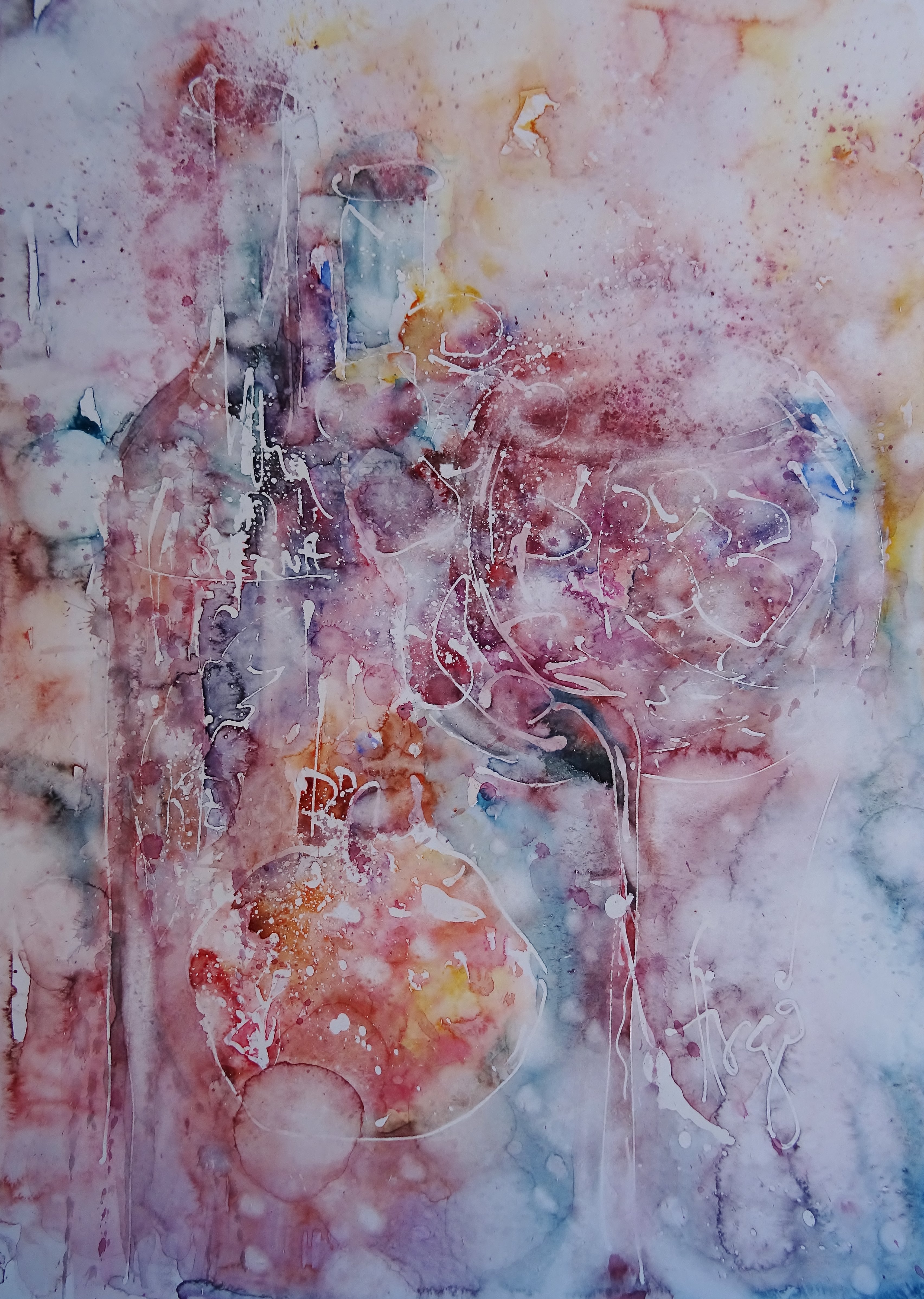 Stillleben / Aquarell / 30 x 40
