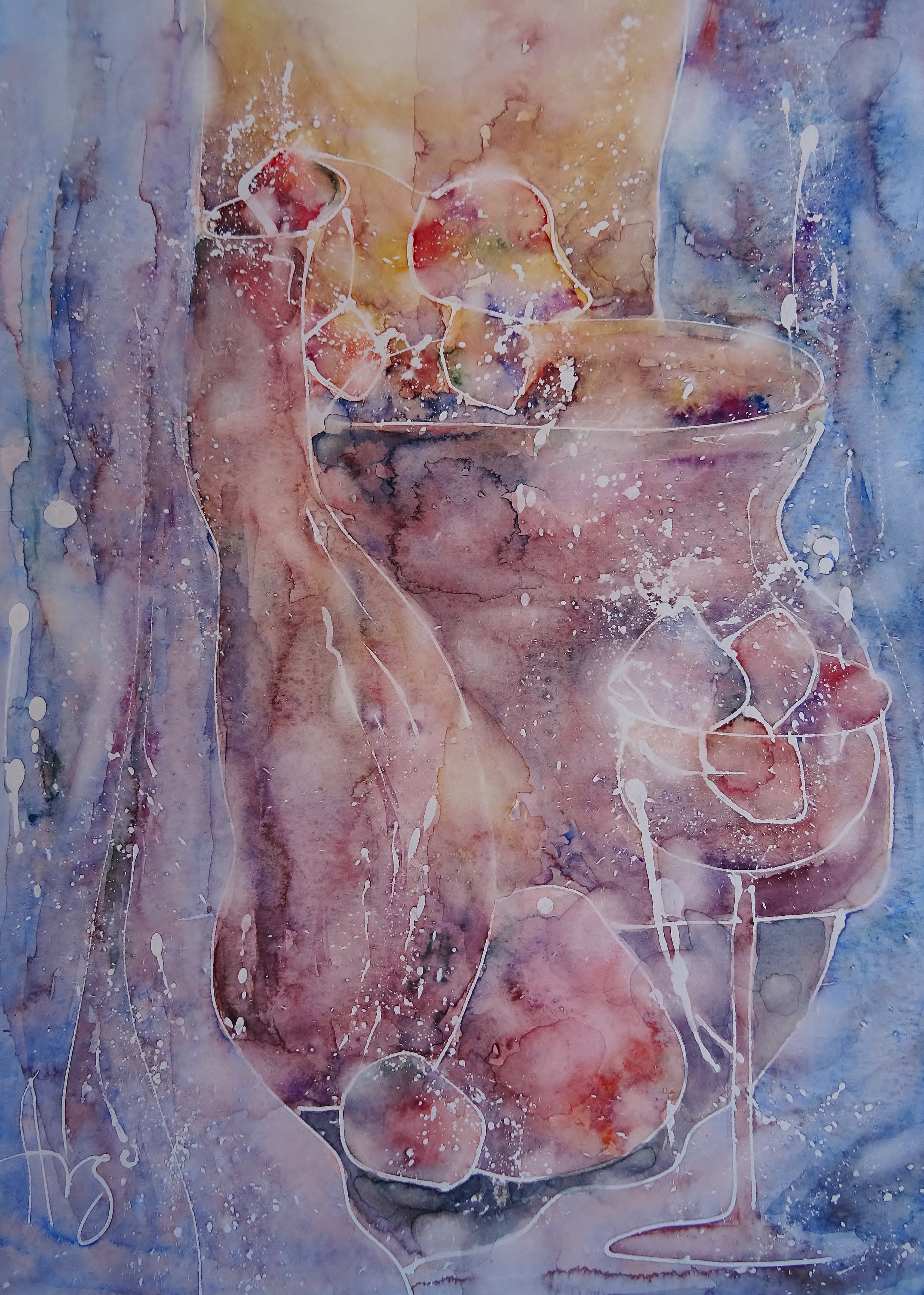 Stillleben / Aquarell / 30 x 40