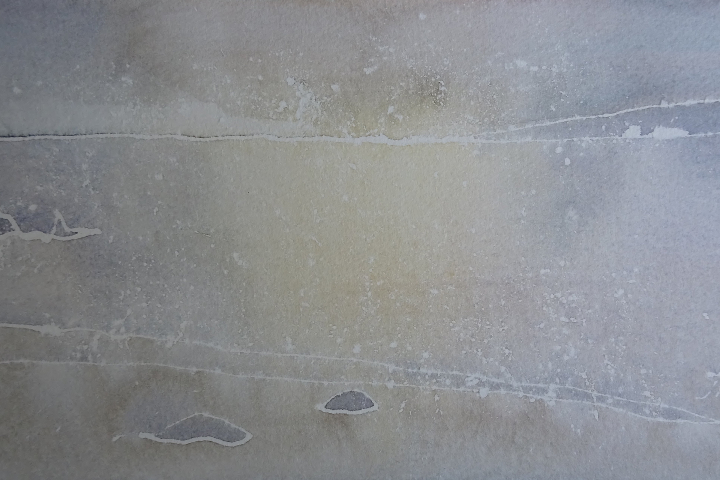 Strandskizze / Aquarell / 30 x 16